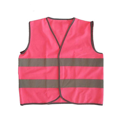 6xl 5x 3xl Class 2 Ansi เสื้อกั๊กสะท้อนแสงสามเหลี่ยมสีดำและสีเหลืองสำหรับเด็ก Traffic Guard สีส้ม