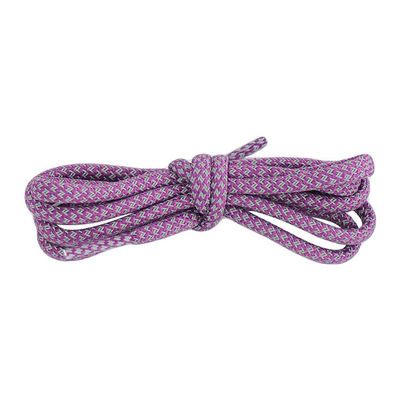 เชือกผูกรองเท้าสะท้อนแสงแบบแบนสี High Vision Braided Nylon Reflector Outdoor Night Running
