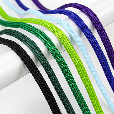 เต็นท์ เชือกถักสะท้อนแสง เชือกจูงหมา เชือกรูดกลม หลากสี Hoodie String Rope 10mm