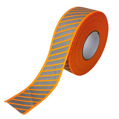 การปรับแต่ง Twill สูงที่เห็นได้สะท้อน Webbing สําหรับเสื้อผ้าเสื้อผ้ากระเป๋า