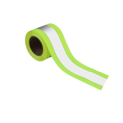 40MM Running Vest Cycling Straps Reflective Straps For Runners Nylon Woven Green Orange