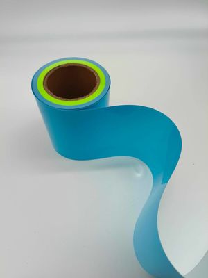 แผ่นสะท้อนแสง PVC โฟโต้ลูมิเนสเซนต์เทปกาวแผ่นพลาสติกสีน้ำเงิน
