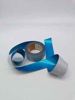 เทปสะท้อนแสงแบบรีดติดสำหรับพิมพ์ได้สำหรับเครื่องแบบนิรภัย ไวนิลทัศนวิสัยสูง