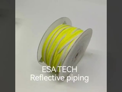 ผงผ้าที่สะท้อนแสง โพลีเอสเตอร์ เห็นได้ชัดกับผงติดต่อที่ทํางานด้วยความร้อน