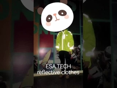 สีน้ําเงิน สายสะท้อนแสง สายเย็บสําหรับเสื้อผ้าความปลอดภัย กระเป๋าเสื้อผ้าทํางาน หมวกเสื้อยืด