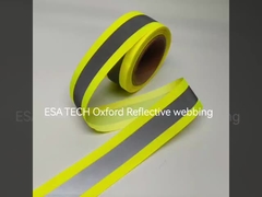 EN471 Waterproof Lighting Reflex Zip ซิปไนล่อนสะท้อนแสงสำหรับเสื้อผ้า